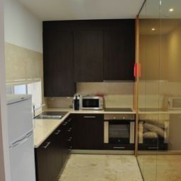 Cuisine VitoriaVillage Apartments Fotos