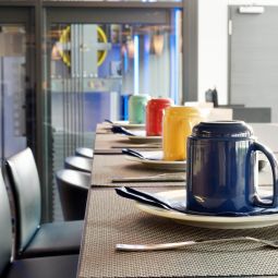 Sala colazione nel ristorante Park Inn by Radisson Luxembourg City Fotos