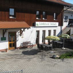 Terrasse Haibach Gästehaus Fotos