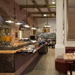 Salle du petit-déjeuner située dans le restaurant Estilo Fashion Hotel Budapest Fotos
