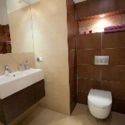 Camera da bagno Apartinfo Szafarnia Apartamenty Fotos