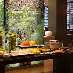 Sala colazione nel ristorante Starhotels Echo Fotos