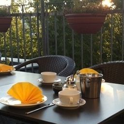 Terrasse Parkhotel Leiser Fotos