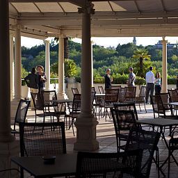 Terrasse Atahotel Villa Pamphili Fotos