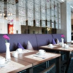 Breakfast room within restaurant Center Hotel Main Franken Fotos