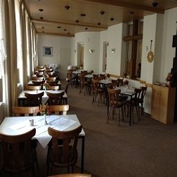 Salle du petit-déjeuner située dans le restaurant Hotel L´Europe Fotos