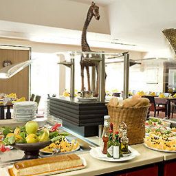 Sala de desayuno en el restaurante Novotel N'Djamena La Tchadienne Fotos