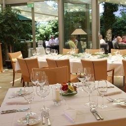 Breakfast room within restaurant Engimatt Fotos