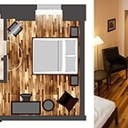 Chambre pour voyageurs d'affaires Schweizerhof Fotos