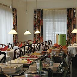 Salle du petit-déjeuner Cityhotel Hessischer Hof Fotos