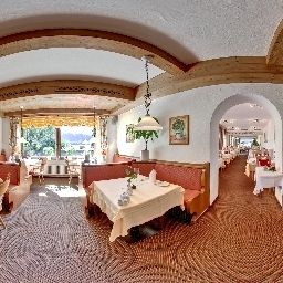 Sala colazione nel ristorante Fuggerhof Fotos