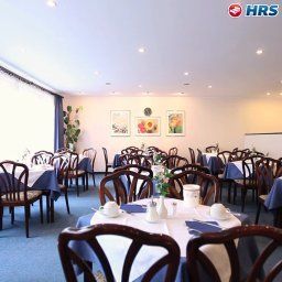 Sala colazione nel ristorante Fidelio Garni Fotos