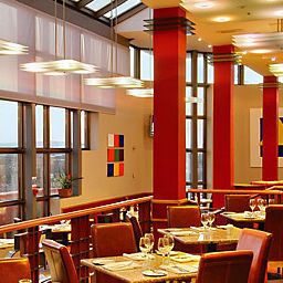Sala de desayuno en el restaurante Copthorne Hotel Slough Windsor Fotos