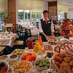 Salle du petit-déjeuner située dans le restaurant Ringhotel Residenz Alt Dresden Fotos