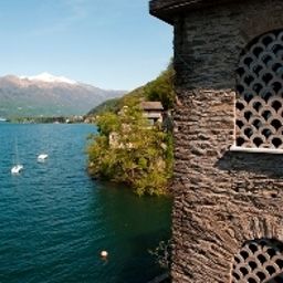 Ausblick Camin Hotel Colmegna Fotos