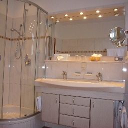 Camera da bagno Sonnenbichl Pension Fotos