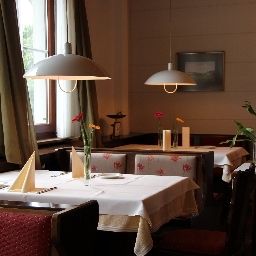 Sala de desayuno en el restaurante Nobiskrug Fotos