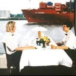 Salle du petit-déjeuner située dans le restaurant Weserblick Fotos