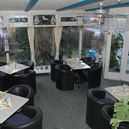Sala colazione nel ristorante Landhotel Ostseetraum Fotos