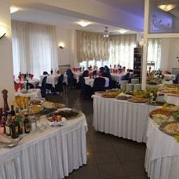Sala de desayuno en el restaurante Mediterraneo Fotos