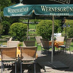 Terrasse AKZENT Hotel Nussknacker Fotos