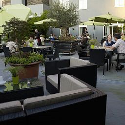 Terrasse Atlanta Dampfmühle Fotos