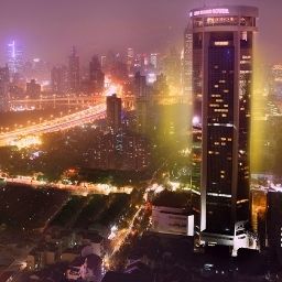 Außenansicht Jin Jiang Tower Fotos