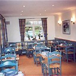 Salle du petit-déjeuner située dans le restaurant Sylter Domizil Garni Fotos