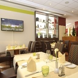 Sala de desayuno en el restaurante Best Western Hotel Köln Fotos