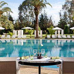 Salle du petit-déjeuner située dans le restaurant Sofitel Rabat Jardin des Roses Fotos