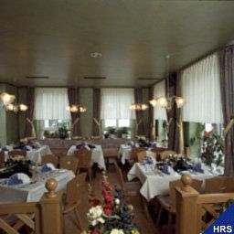 Sala colazione nel ristorante Zum Niestetal Landhotel Fotos