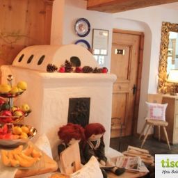 Sala colazione nel ristorante Landhof 