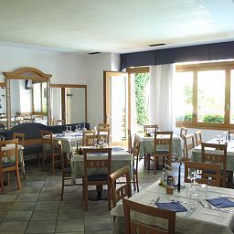 Sala colazione nel ristorante Eco Hotel Zanella Fotos