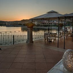 Sala colazione nel ristorante Gabbiano Azzurro Fotos