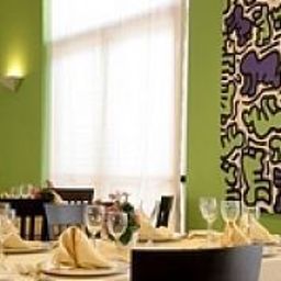 Sala colazione nel ristorante Regiohotel Manfredi Fotos