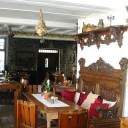 Sala colazione nel ristorante Burg Adenbach Fotos