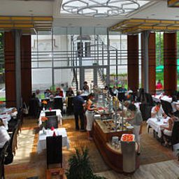 Sala colazione nel ristorante Park Pelikan Fotos