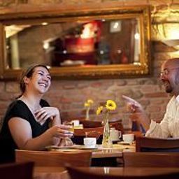 Salle du petit-déjeuner Andel Fotos