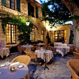 Taras Hostellerie La Magnaneraie Fotos