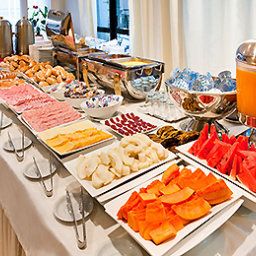 Sala de desayuno en el restaurante Mercure Sao Paulo Pinheiros Hotel Fotos