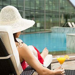 Pool JW Marriott Hotel Shanghai at Tomorrow Square Fotos