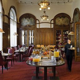 Sala colazione nel ristorante Mercure Lyon Centre Château Perrache Fotos