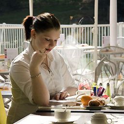 Sala colazione nel ristorante Novotel Saint Avold Fotos