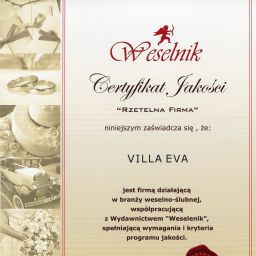 Zertifikat Villa Eva Fotos