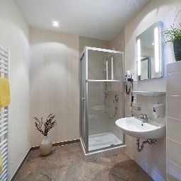Cuarto de baño Bergblick Gästehaus Fotos