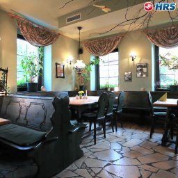 Sala de desayuno en el restaurante Heidehof Rödern Fotos