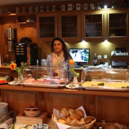 Sala colazione nel ristorante Haus Berger Fotos