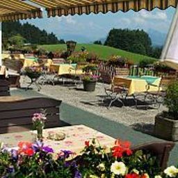 Terraza Dachsteinblick Berghof Fotos