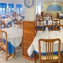 Sala de desayuno en el restaurante Xaloc Fotos