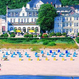 Exterior view Seetel Romantik Strandhotel Atlantic mit Villa Meeresstrand Fotos